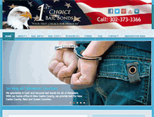 Tablet Screenshot of 1stchoicebail.com